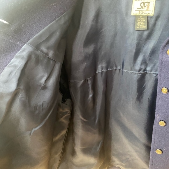 Vintage Rafaella Sport Navy Wool Jacket Shacket Size Medium - Picture 12 of 16